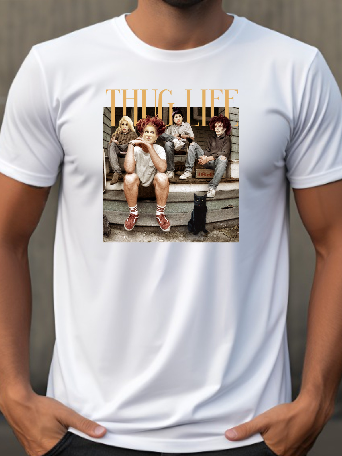 Thug Life Hocus Pocus Withces Horror Halloween Adult Humor Funny T-Shirt gallery