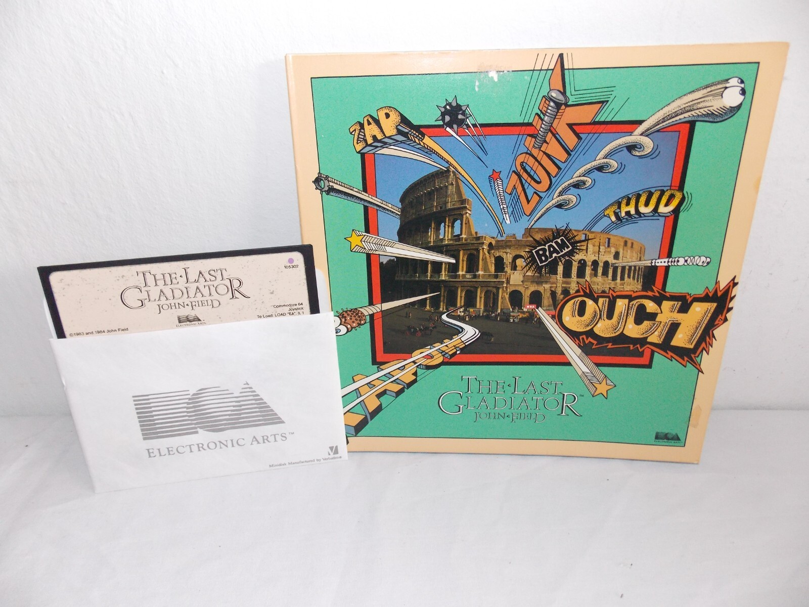 Commodore 64 John Field The Last Gladiator 1983 Electronic Arts.