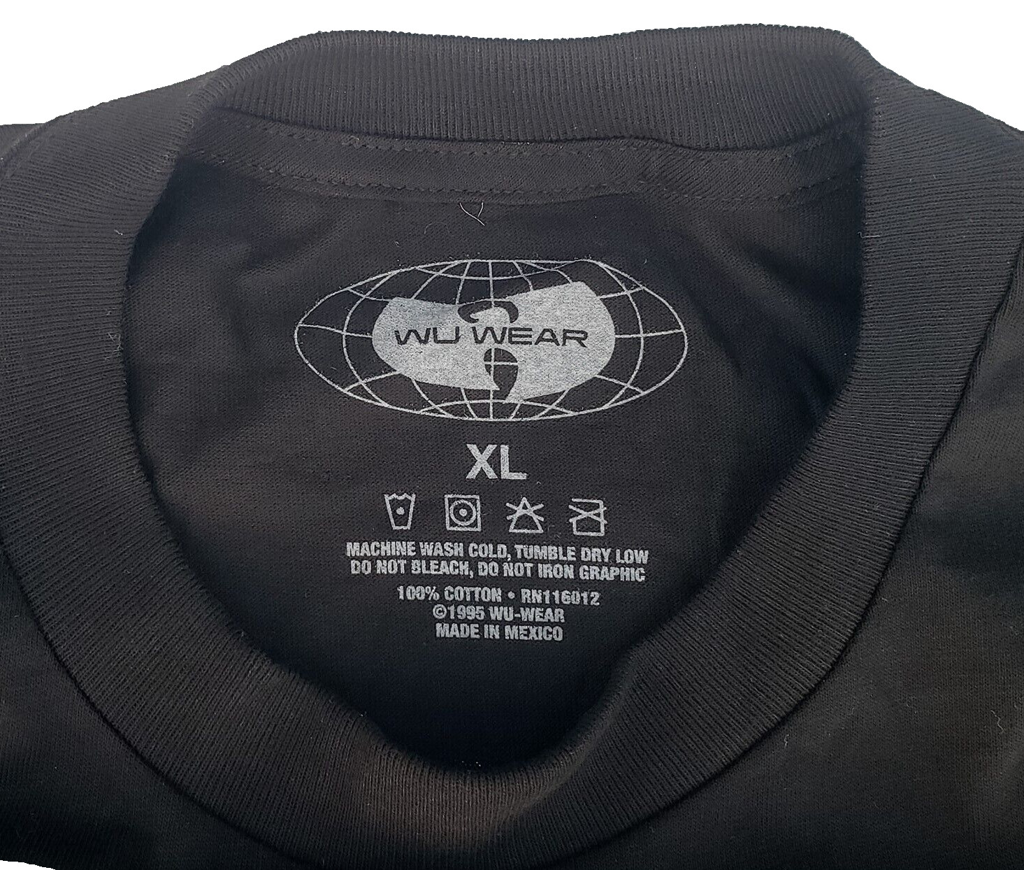 Wu-Tang Clan Wu Wear 1995 Double Sided Short Sleeve Concert T Shirt ~ XL gallery