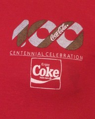 vintage 80s single stitch Coke Coca Cola T-Shirt 1986 100th Anniversary USA sz S
