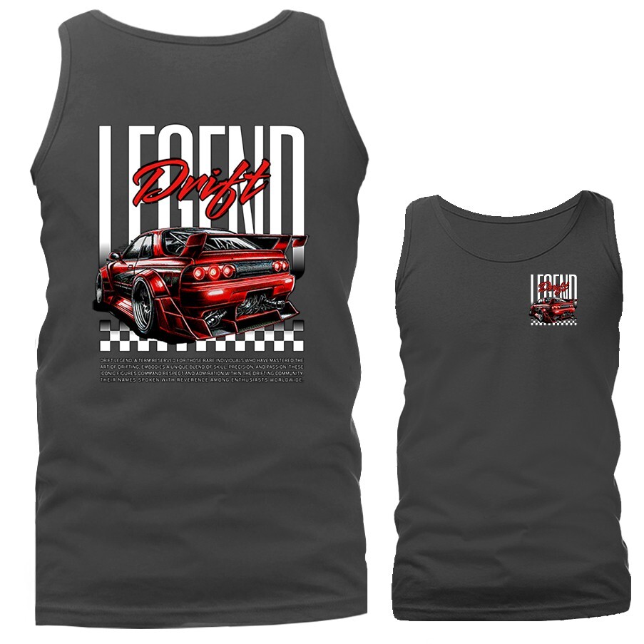 Legend Drift Urban Streetwear Imported Tuned Custom JDM Sports Car Tank Top gallery