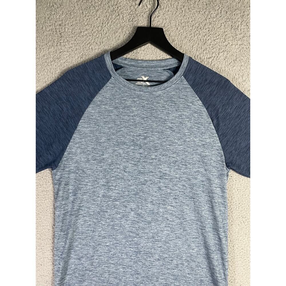 ZeroXposur Men's Blue Raglan Active Short Sleeve Shirt Size S Lightweight gallery