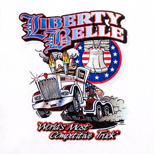 VTG Liberty Belle "World's Most Competitive Truck" Mens T Shirt Size 2XL Jerzees gallery