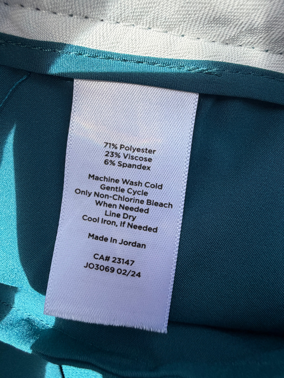 Vintage 1980s Teal Trousers Supermodel Style Minimalist Unisex gallery