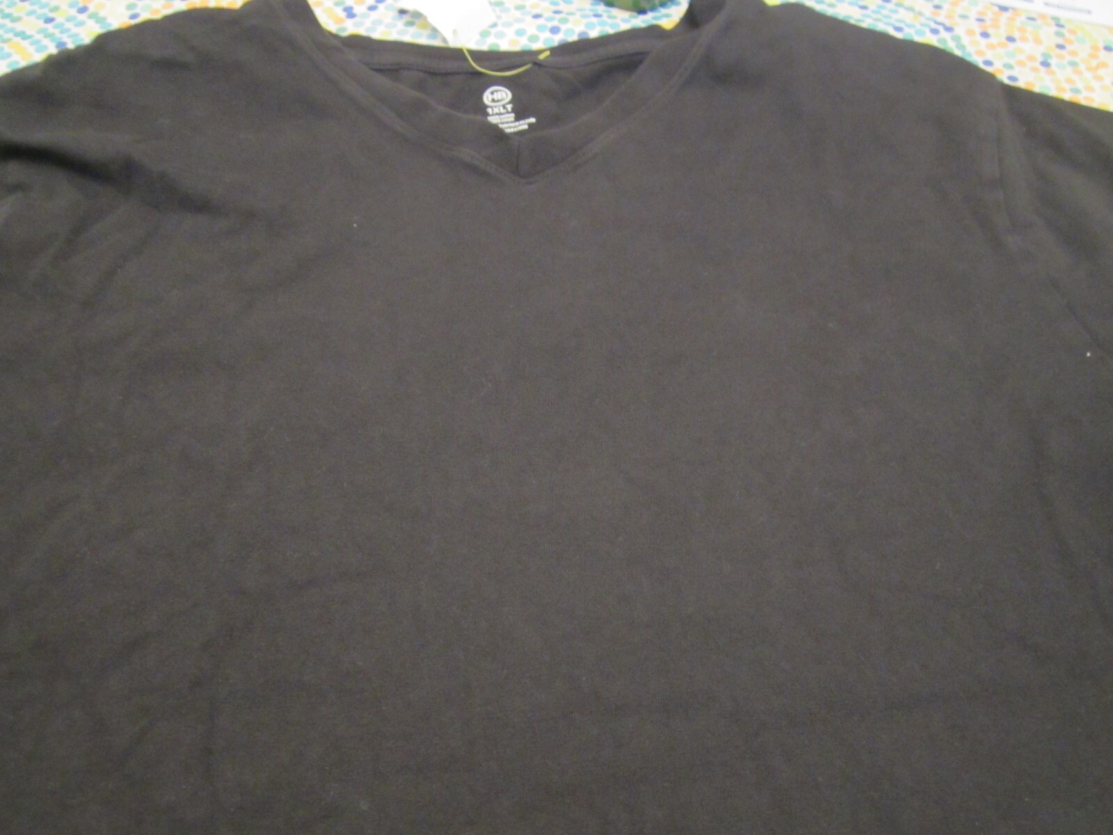 Harbor Bay V-Neck T-Shirt - Black - 1XLT gallery