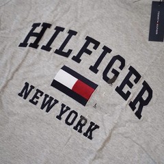 Tommy Hilfiger modern varsity logo cotton t-shirt New York embroidery LOGO