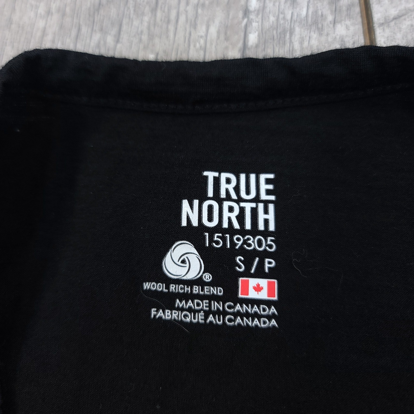 True North Long Sleeve T-Shirt Mens Small Black Merino Wool Blend Base Layer gallery