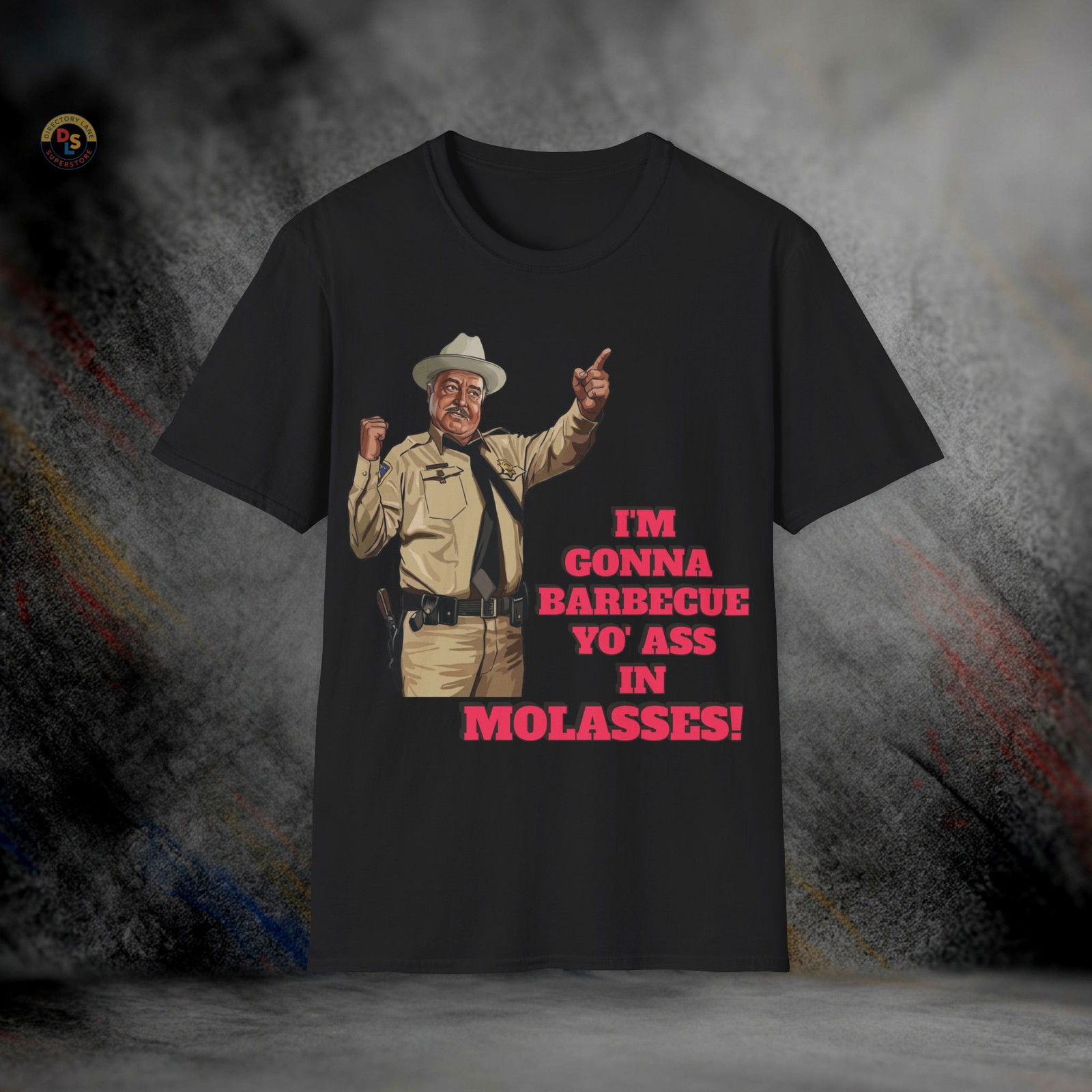 Buford T. Justice Barbecue Molasses Smokey & the Bandit T-Shirt | Softstyle Tee