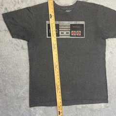 Nintendo NES Controller T-Shirt XL Video Game NES Original Dark Gray *READ*