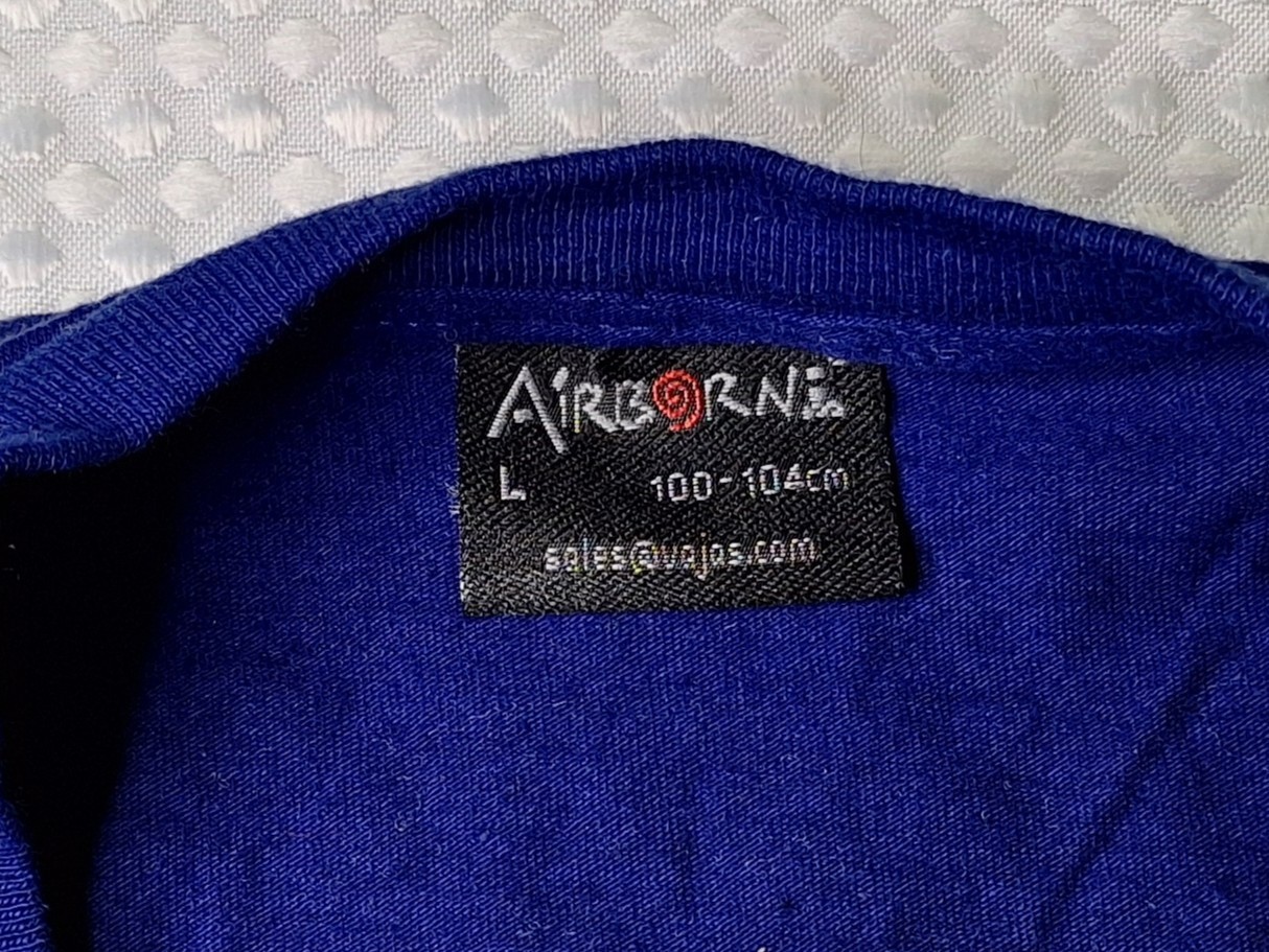Africa Embroidered Souvenir Blue T-shirt Size L Airborne Kenya gallery