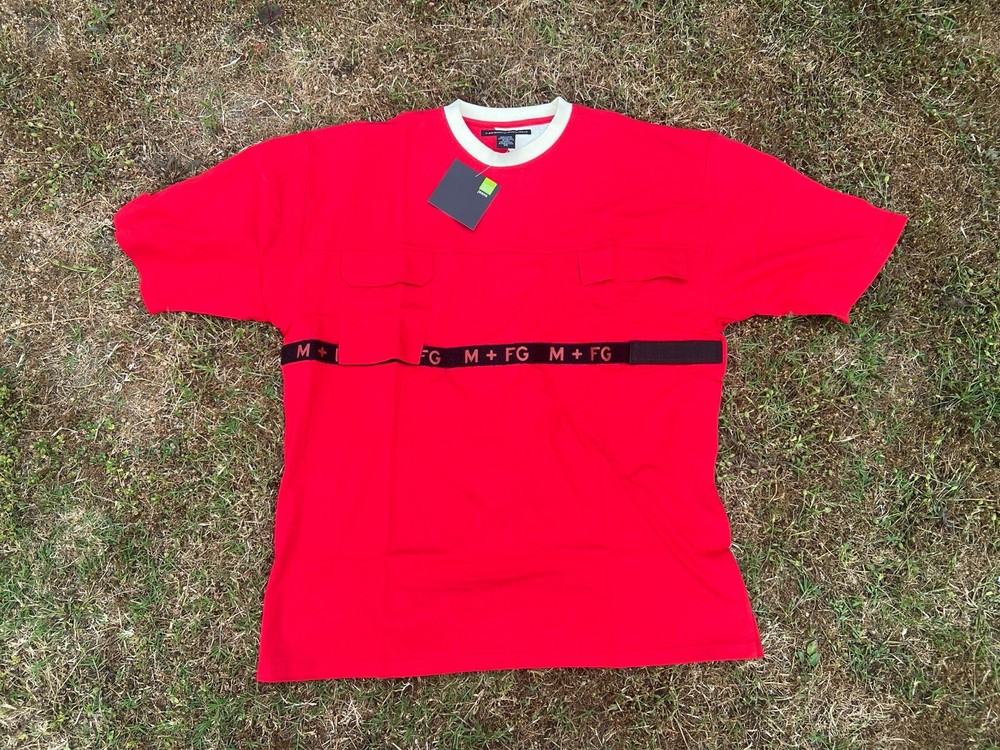 Vintage Marithe + Francois Girbaud Shuttle Strap Logo Shirt Sz. 4XL Y2K