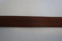 Mens Johnston & Murphy 75-70043 Brown Genuine Leather Belt 38 *