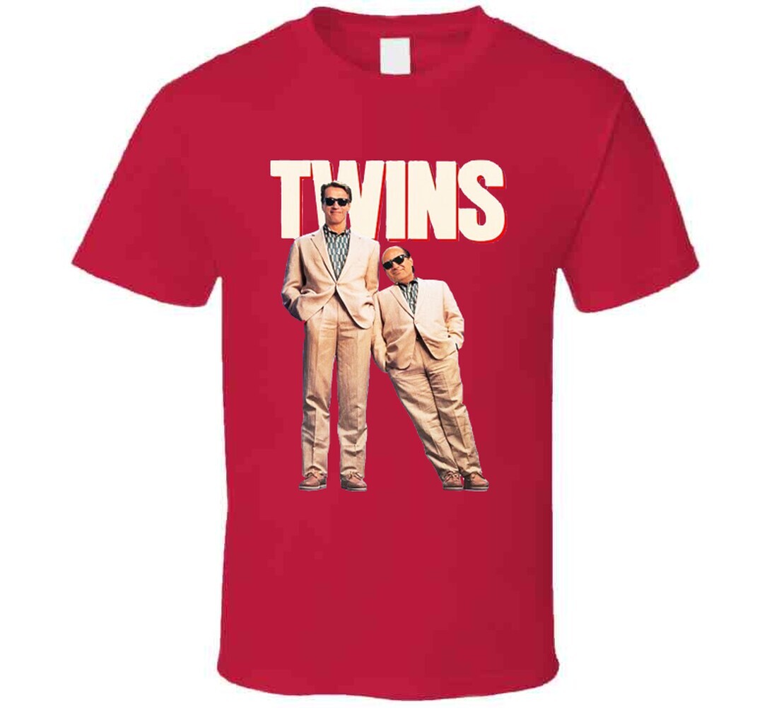 Twins 80's Retro Comedy Schwarzenegger Devito Movie T Shirt gallery