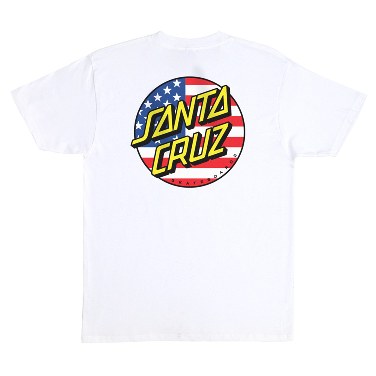 Santa Cruz Skateboards Shirt July 4th Dot V2 White gallery