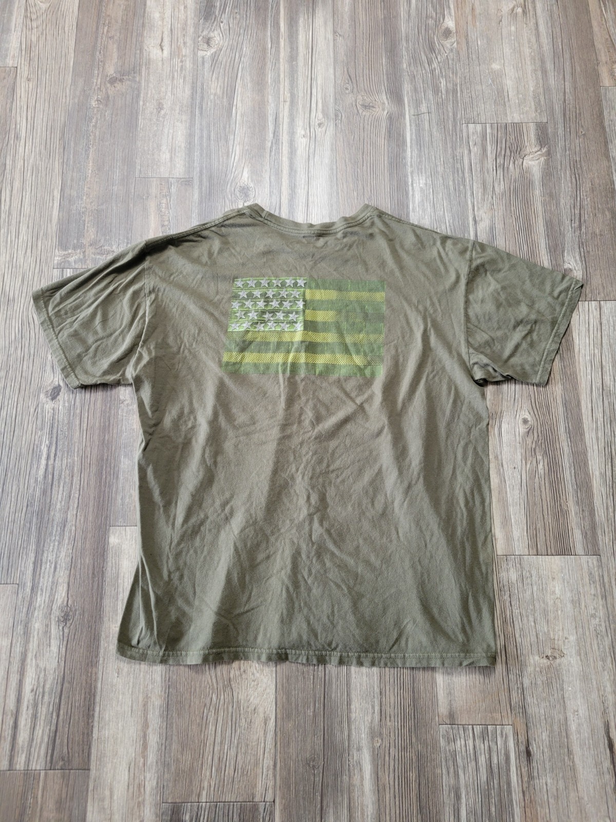 5.11 Tactical Gear Shirt Mens XL Green Flag Graphic Back Hit Comfort Work Wear gallery