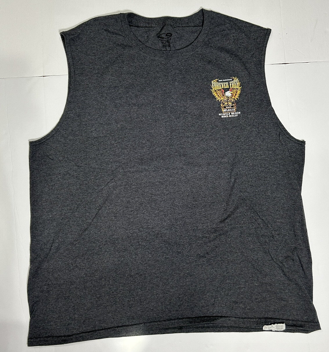 Myrtle Beach Bike Rally 2015 75th Anniversary Tank Top Men’s XL Biker Harley gallery