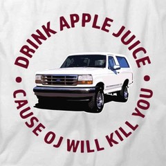 DRINK APPLE JUICE TShirt Tee Short-Sleeved Cotton FUNNY HUMOR S1WCA1012
