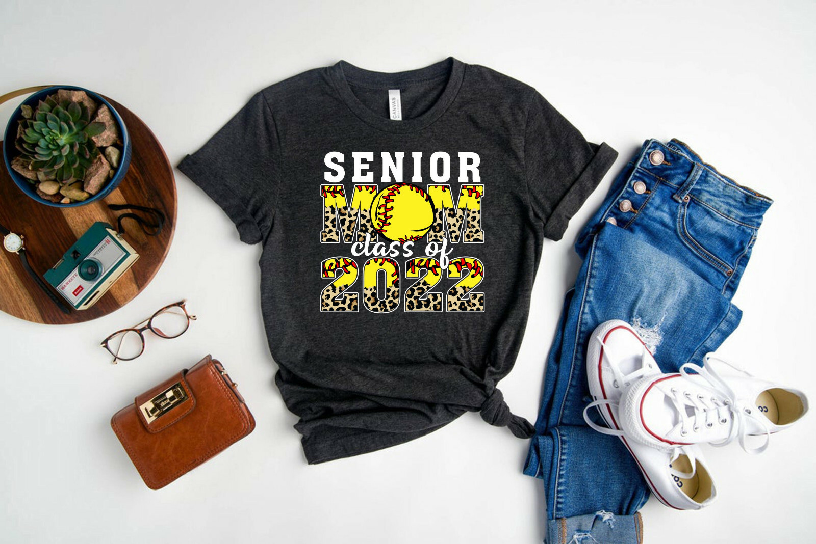 Senior Mom Class Of 2022 Softball Shirt, Senior 2022 Shirt, Senior Softball Shir