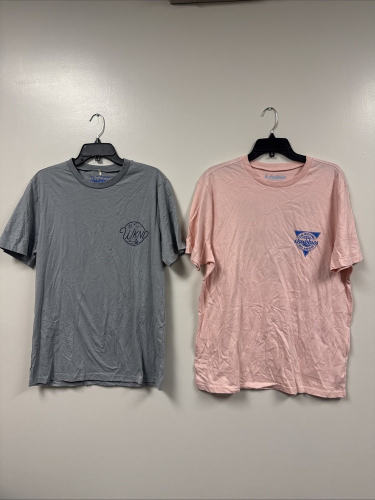 NWOT Chubbies 2 T-Shirts Large