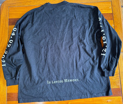 DMX LONG SLEEVE IN MEMORY TRIBUTE MEMORIAL 12/18/70-4/9/21 RAP SHIRT 27×32″ XXL
