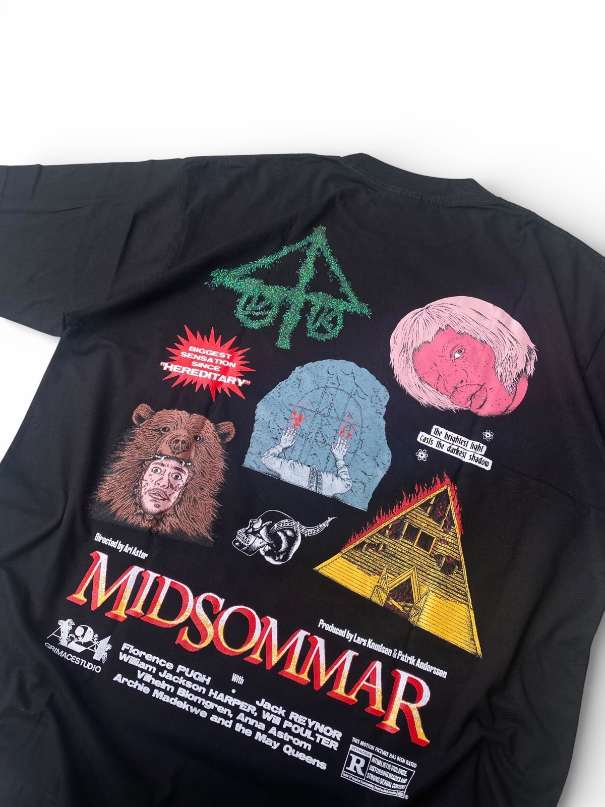 Midsommar Horror Movie Rare Bootleg Graphic Tee A24 Film Black Shirt XL gallery