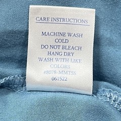 Free Fly Bamboo Viscose Blend Short Sleeve T-shirt Mens 2XL Blue Crewneck