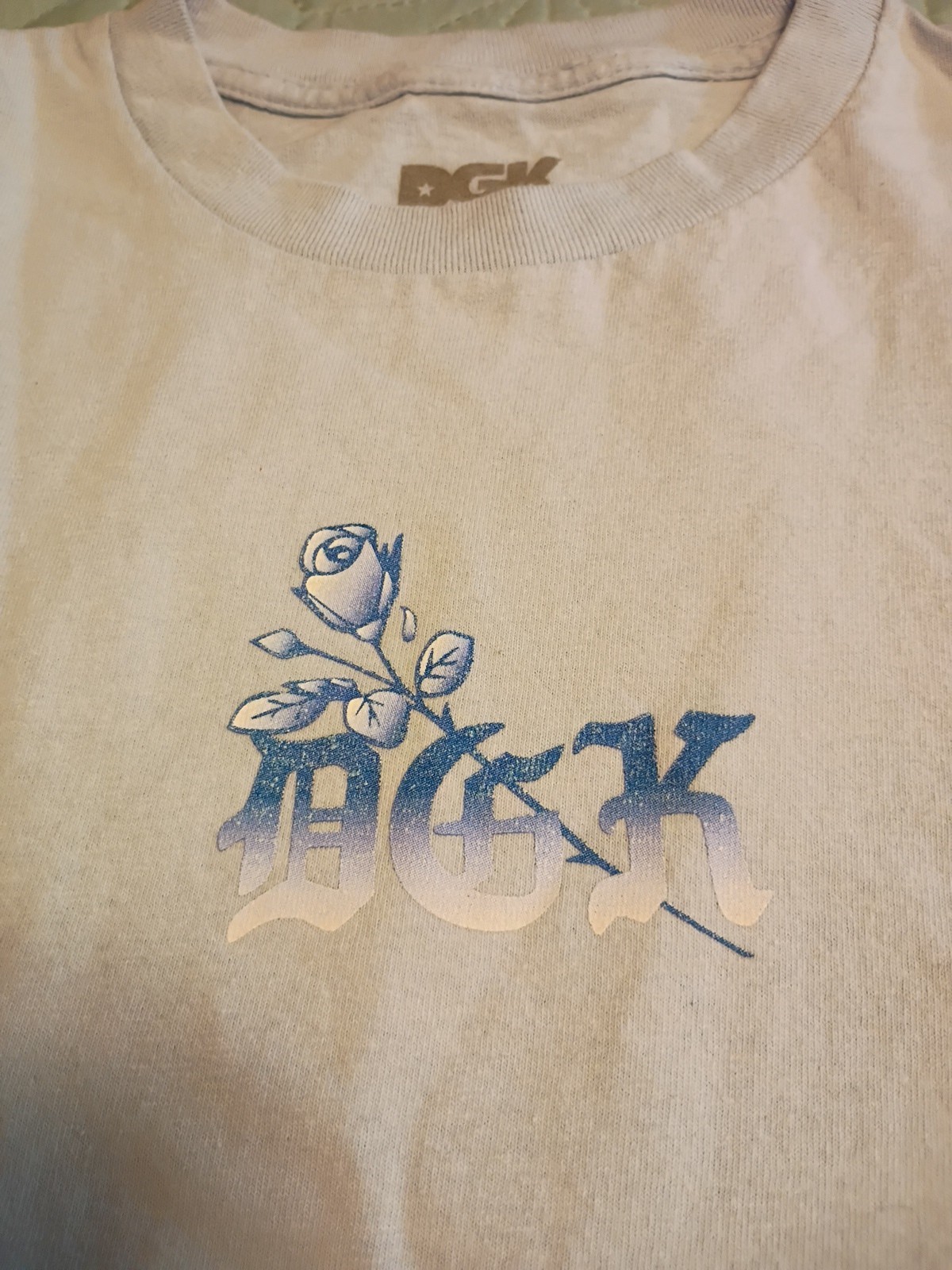 DGK Stay Blessed Dual Graphic Virgin Mary T-Shirt Blue M gallery