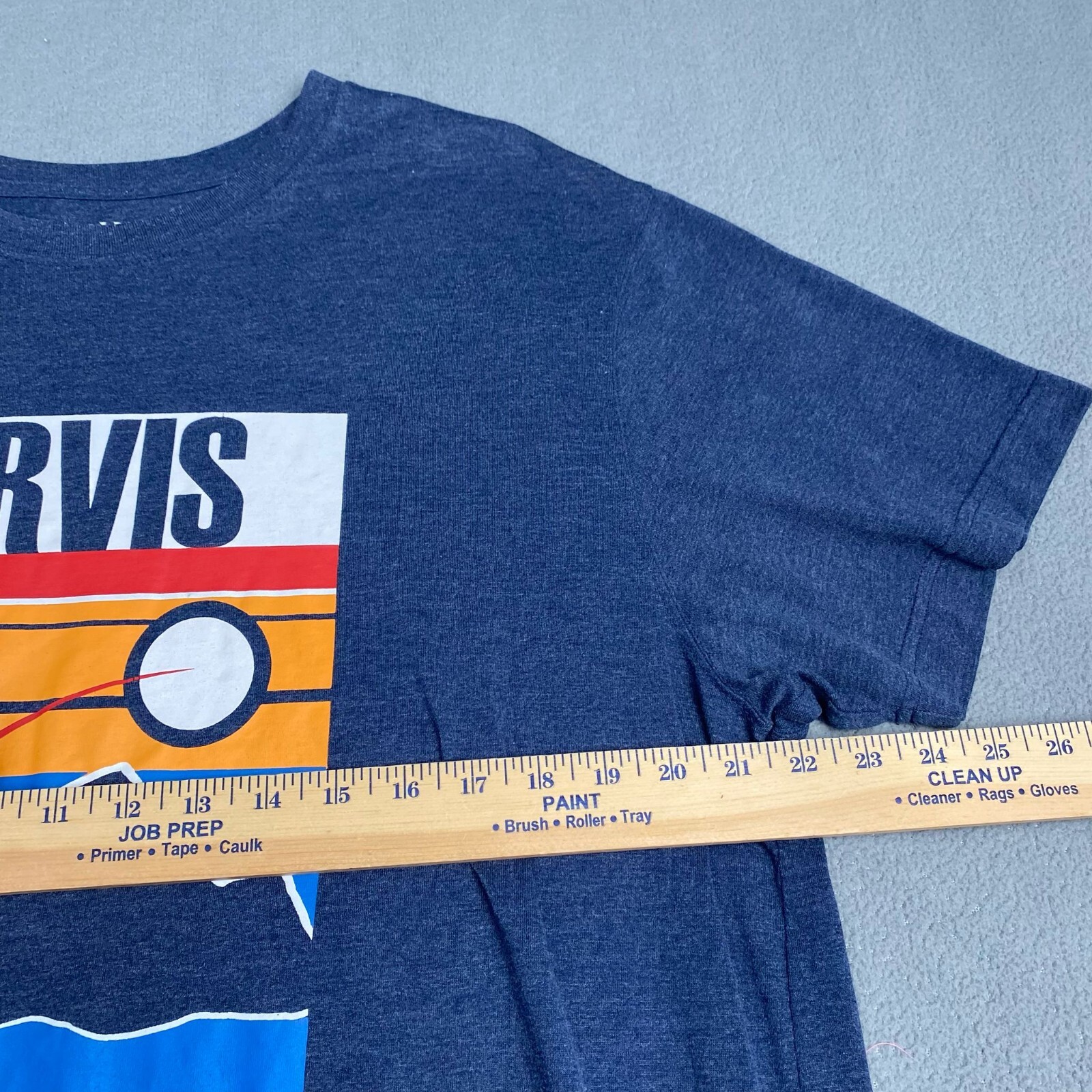 Orvis T-Shirt Men's size XL Dark Blue Pullover Crew Neck Short Sleeve Graphic gallery