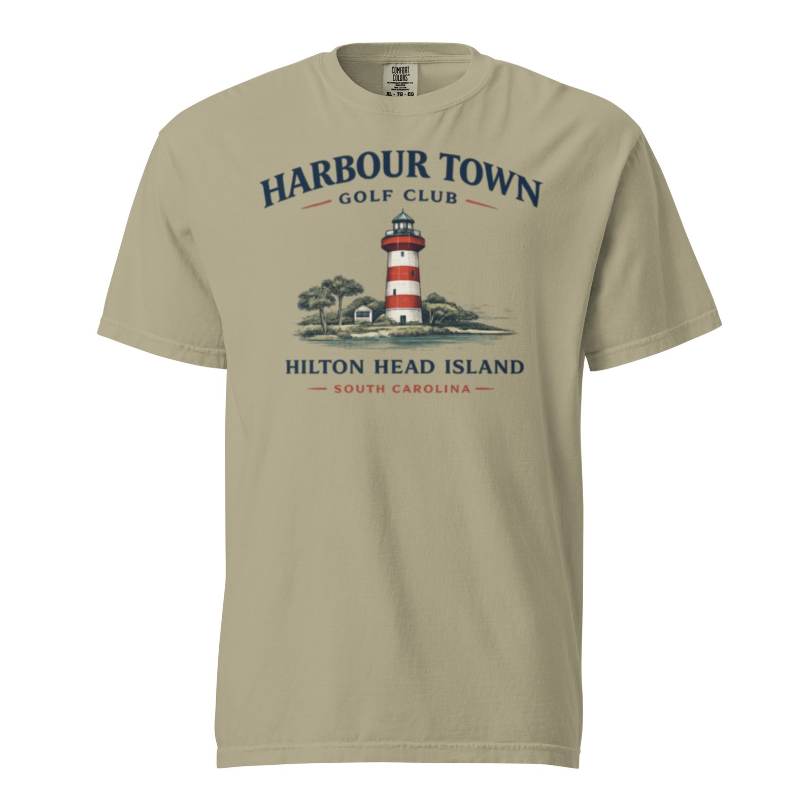 Harbour Town Golf Shirt Comfort Colors Hilton Head Lighthouse Tee gallery