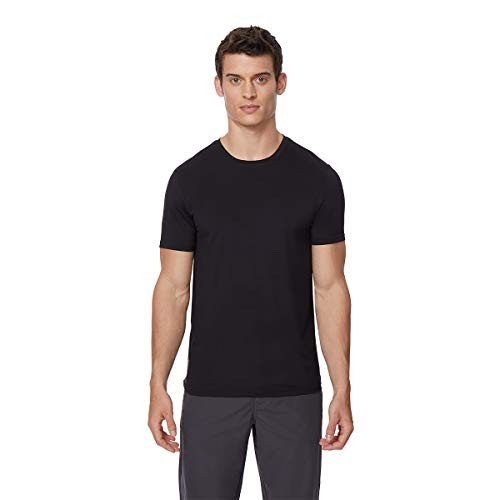 32 DEGREES Cool Mens 2 Pack Short Sleeve Crew Neck T Shirt (Large, Black) gallery