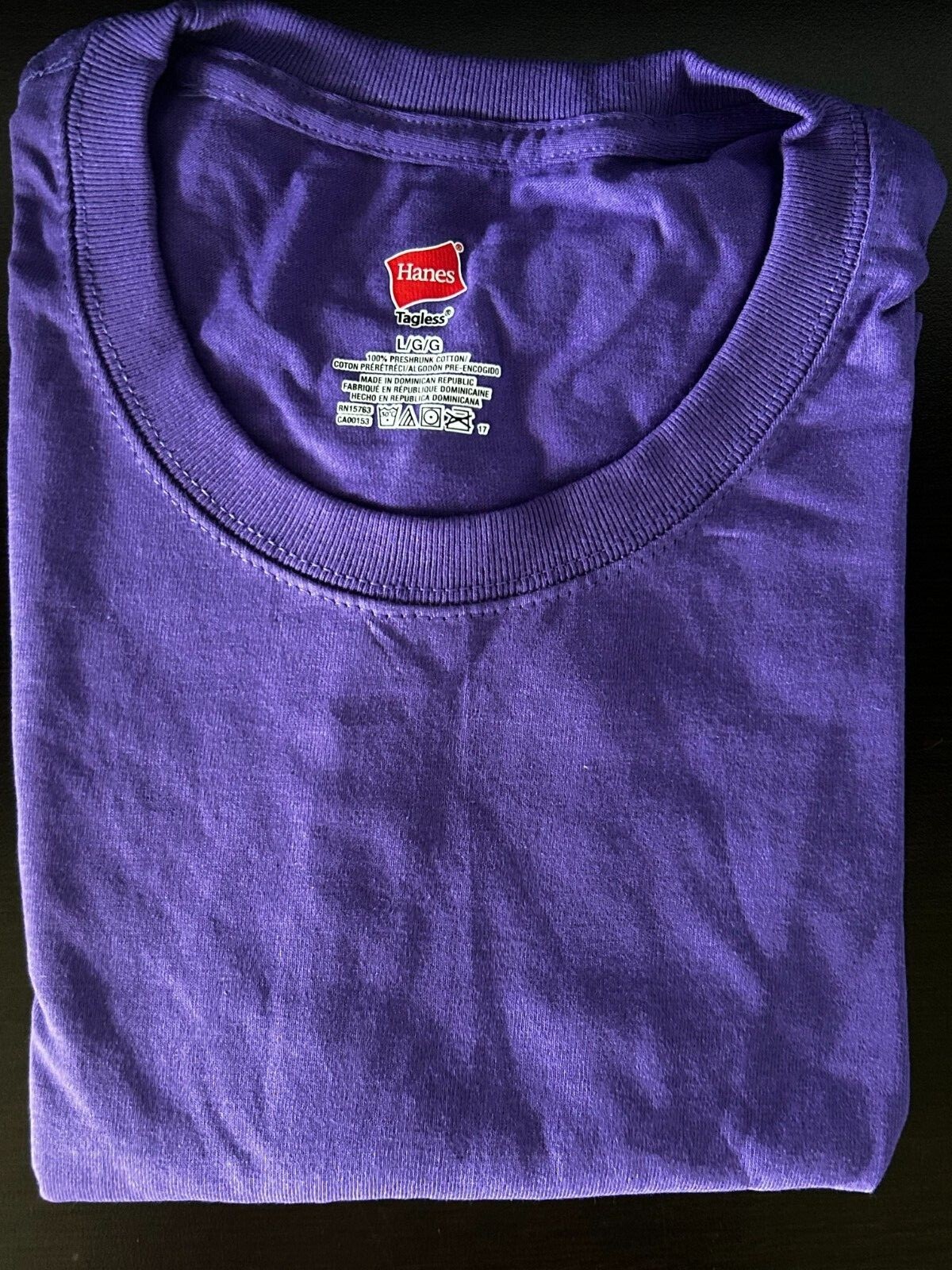 Hanes Tagless 100% Preshrunk Cotton Men's Size Large Tee Shirts Many Colors gallery
