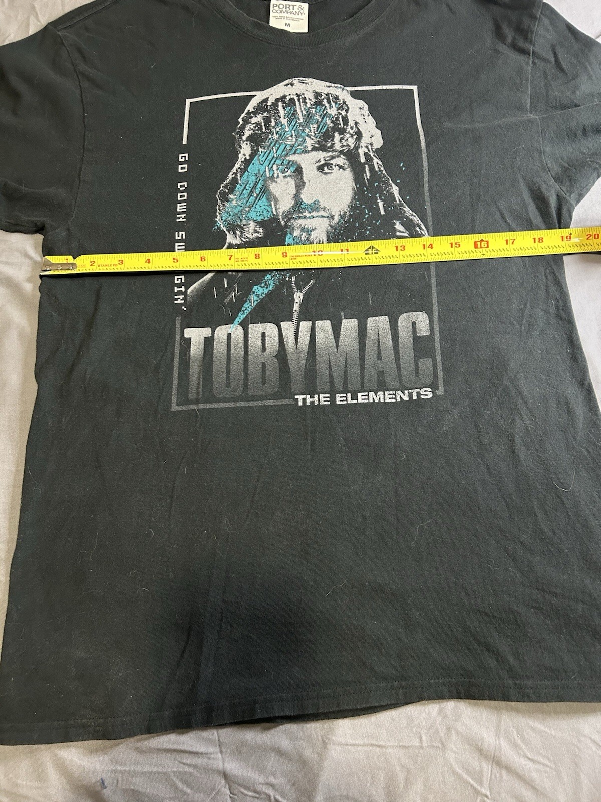 TOBYMAC T Shirt Elements 2018 US tour concert CCM black Small Go Down Swinging gallery