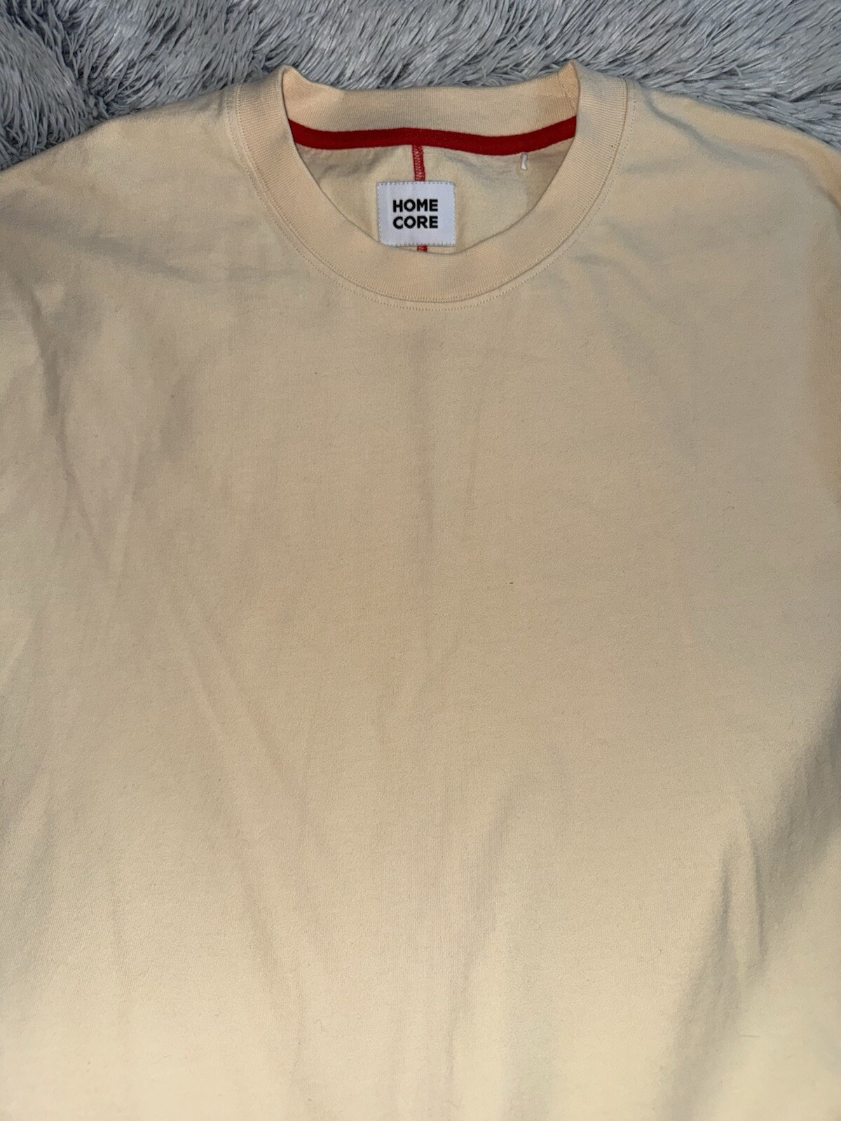 HOMECORE TSHIRT Unisex Beige Linen Short Sleeve XXL Home Core gallery