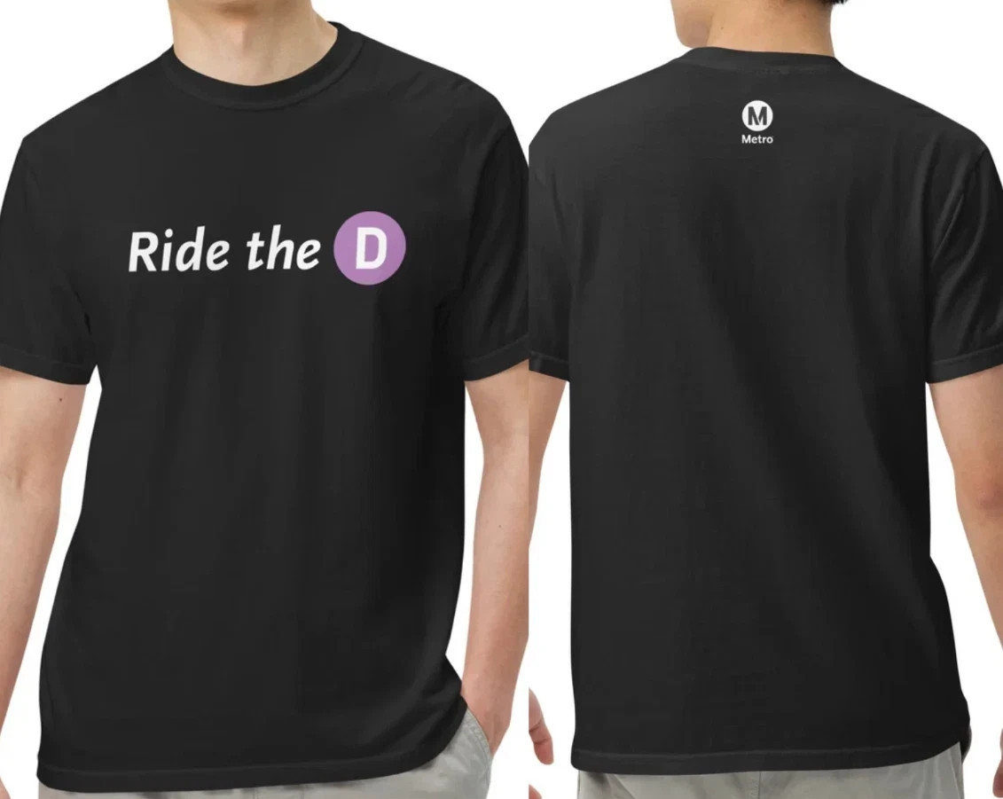 L.A. Metro'S D Line Ride The D T-Shirt gallery