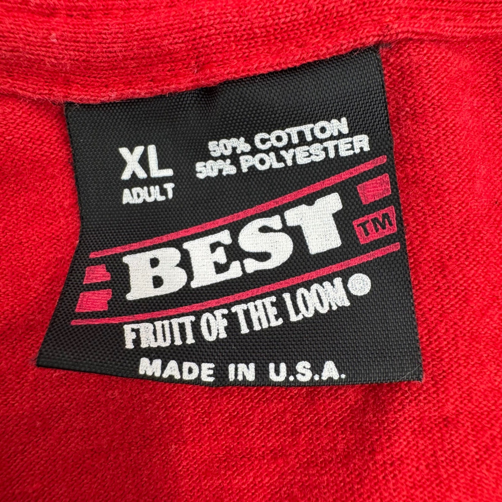Vintage 90s Roaring 20s Santa Rosa Graphic T-Shirt Fruit Loom BEST XL Red gallery