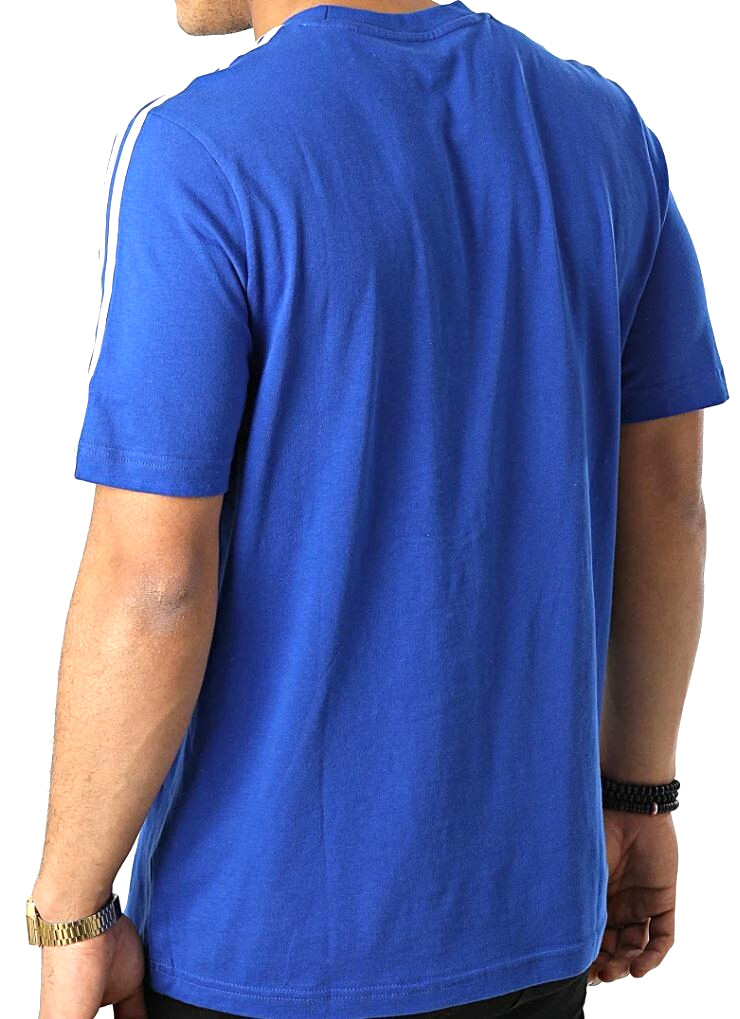NEW MENS ADIDAS ORIGINALS ESSENTIALS 3 STRIPES TEE SHIRT ~SIZE MEDIUM #HE4410 gallery