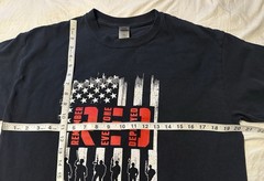 Remember Everyone Deployed Patriotic Tribute American Veteran Tshirt Adult sz L