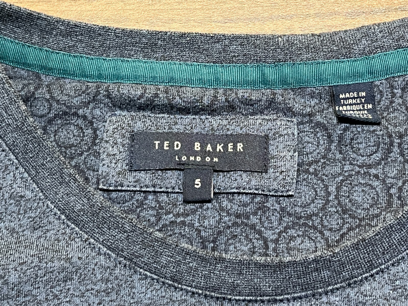Ted Baker London Men’s Blue Short-Sleeve Pocket T-Shirt - Sz. 5 or XL gallery