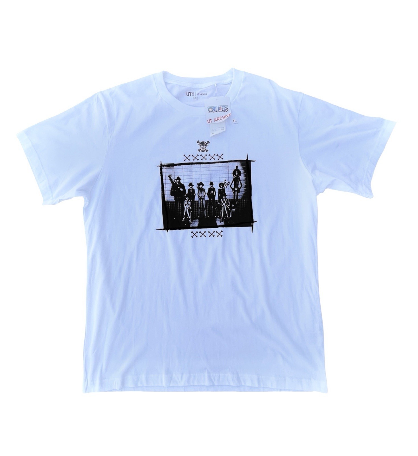 One Piece x Uniqlo Collaboration T-Shirt UT XL Luffy Straw Hat King of Pirates