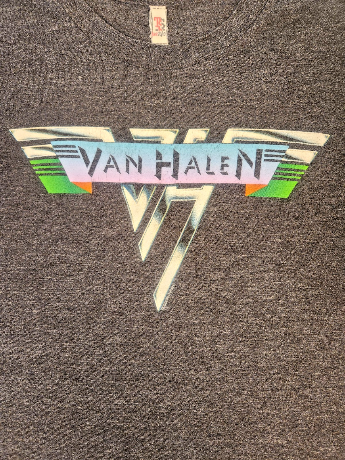 Van Halen Classic Logo Pantera 2019 Grey T-shirt Large Tee Styled Brand gallery
