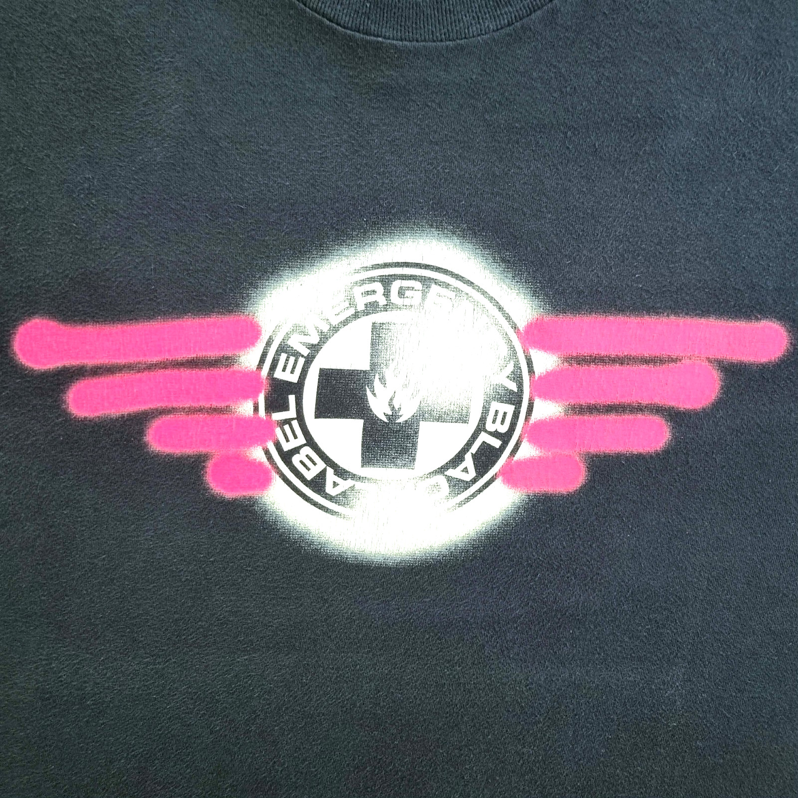 Vintage 90s BLACK LABEL Skateboards Shirt M Lucero Madrid Santa Cruz Powell Real gallery