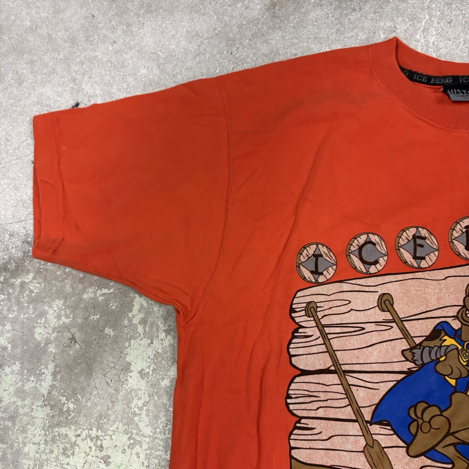 Vintage Iceberg Scooby Doo T Shirt Men’s Size XL Orange Hip Hop Retro 90’s Italy gallery