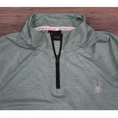 Spyder Active Quarter Zip Pullover Long Sleeve Athletic Top