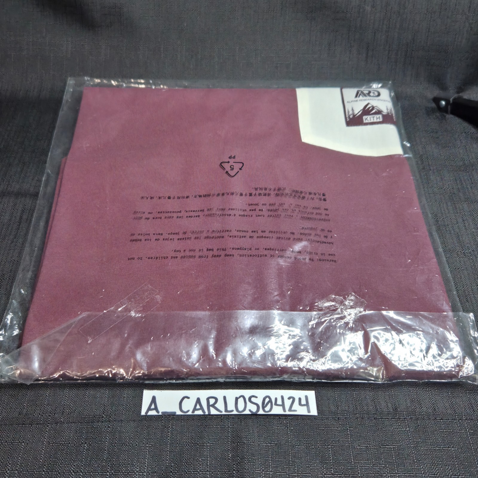 NWT | Kith x Columbia ARD Poster Vintage Tee | Magma | Mens sz L | khm032000-601 gallery