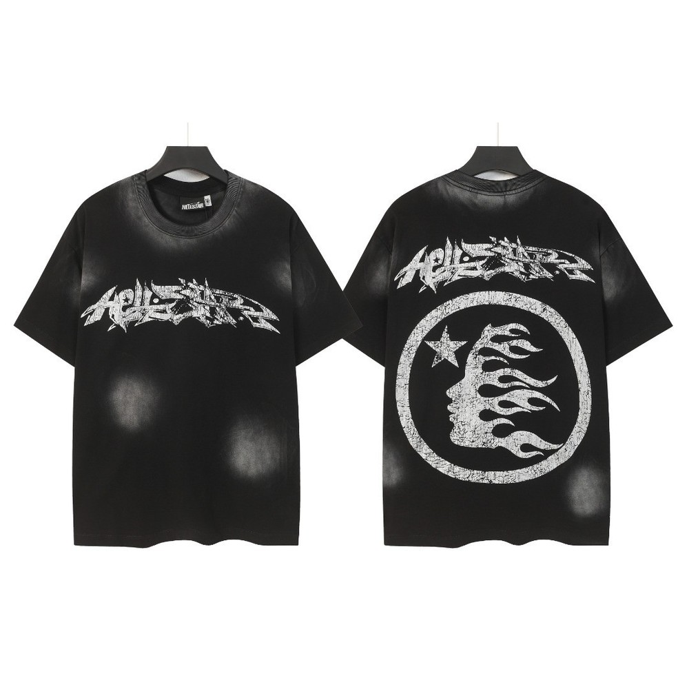 Hellstar tee shirt Men’s Black Cotton NEW S-M-L-XL