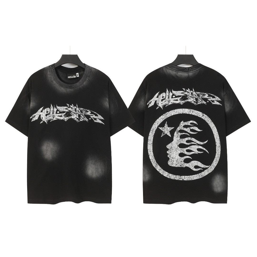 Hellstar tee shirt Men’s Black Cotton NEW S-M-L-XL
