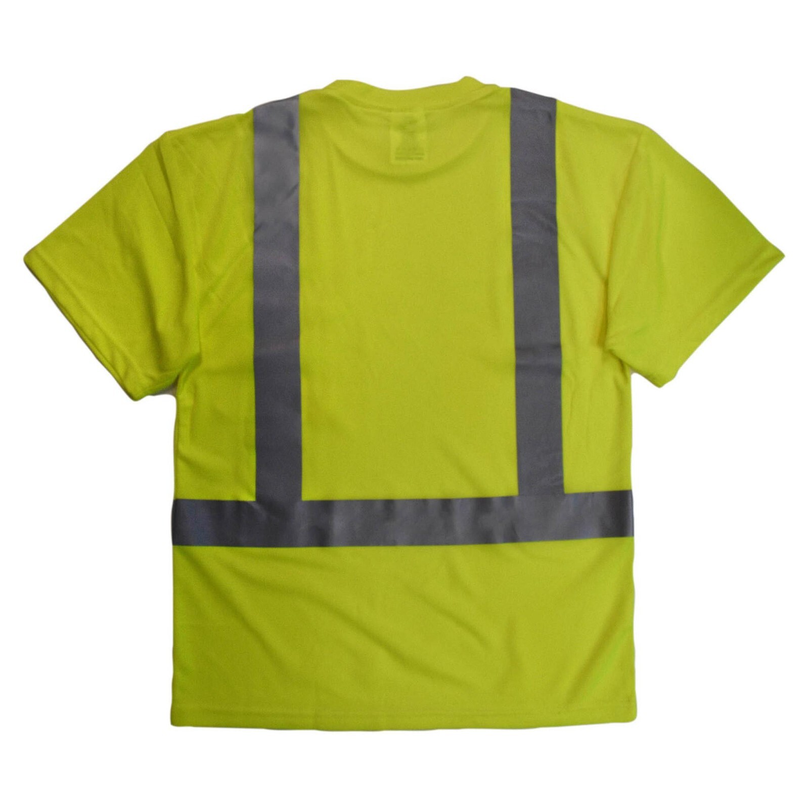 HI VIS SHORT SLEEVE T SHIRT ANSI CLASS 2 REFLECTIVE VISIBILITY ROAD WORK SAFETY gallery