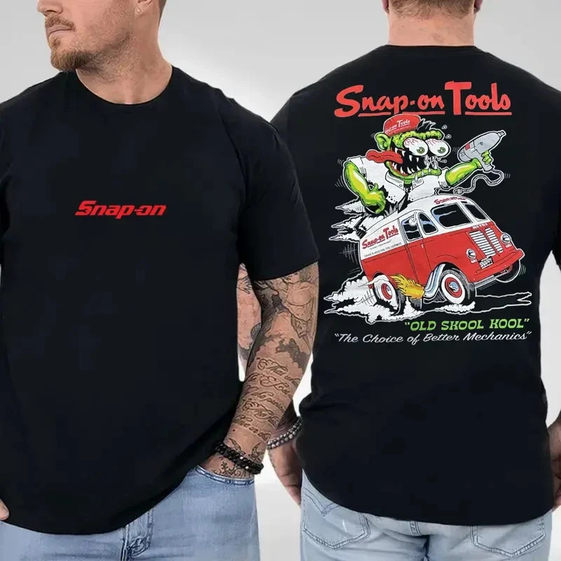 Snap-On Tools Old Skool Kool T-Shirt, Hot Rod Racing Graphic Design
