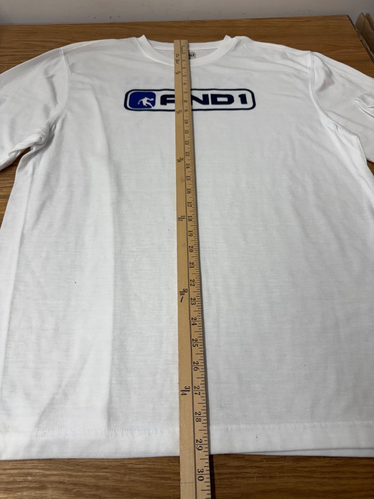 VTG Y2K AND1 No Pain No Gain Graphic Double Sided Graphic T-Shirt Mens Large gallery
