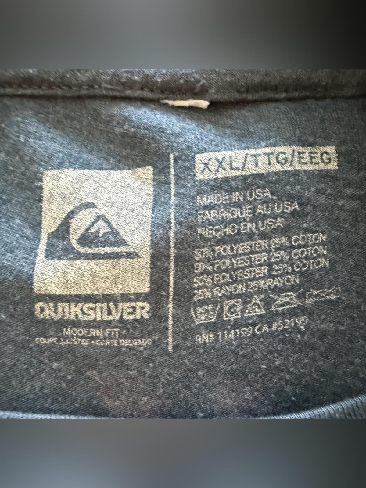Quiksilver Eddie Aikau Ohana Surf Tee Shirt Men 2XL gallery